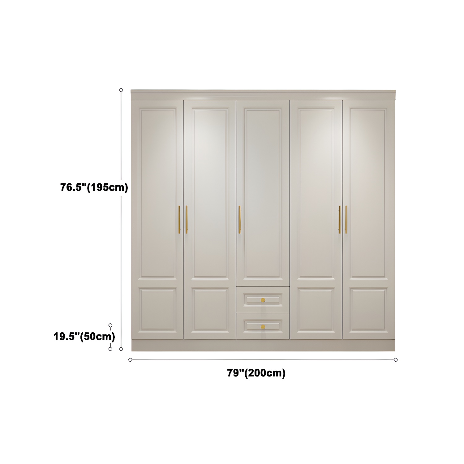 Contemporary Wooden Wardrobe Soft Close Drawer Wardrobe Closet for Bedroom - image 18