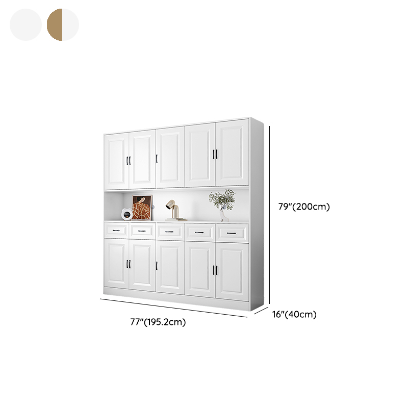 Wood Contemporary Storage Cabinet Buffet Sideboard with Drawers for Home Use - image 25