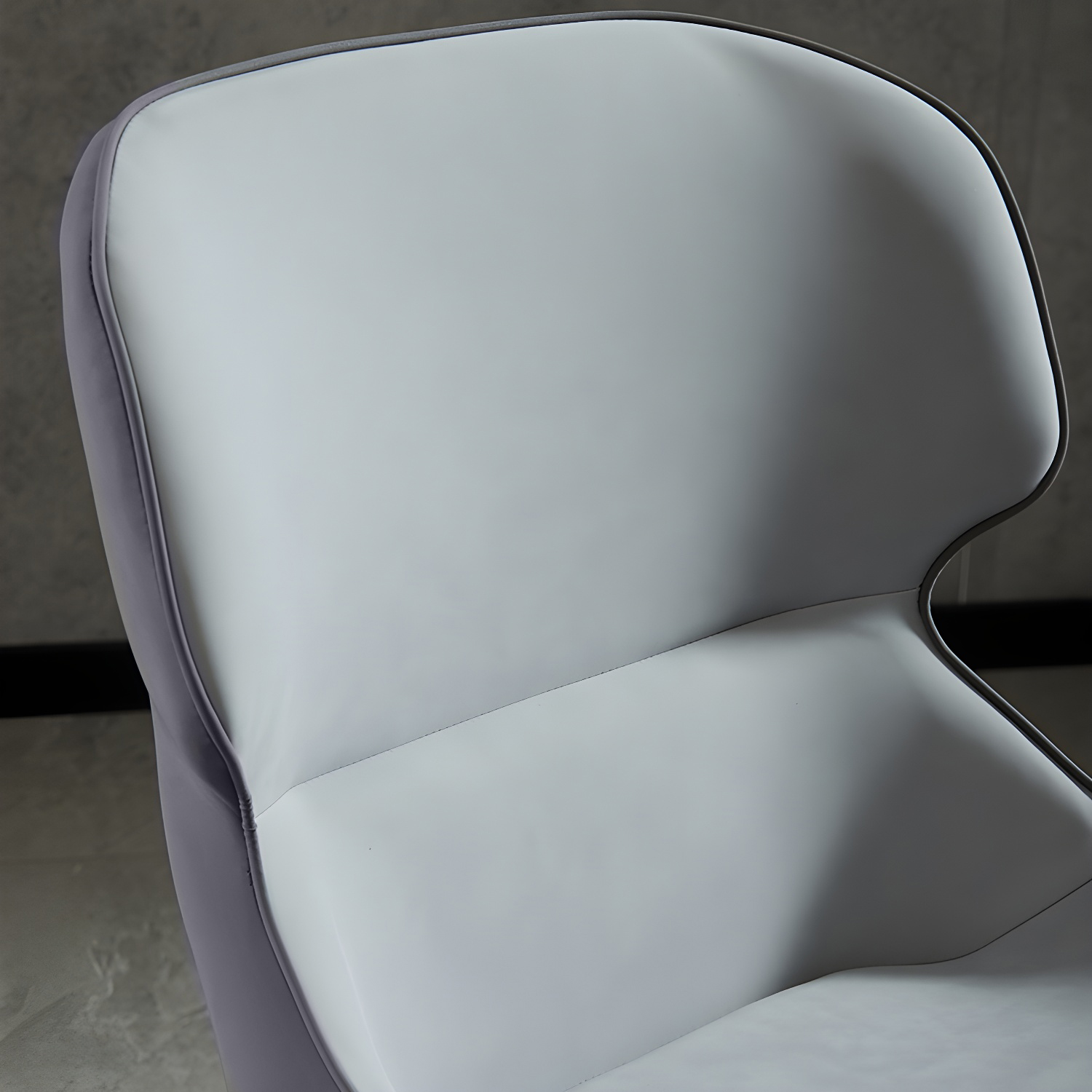 Nordic Style Metal Armless Dining Chairs Wingback Side Chair for Home Use - image 13