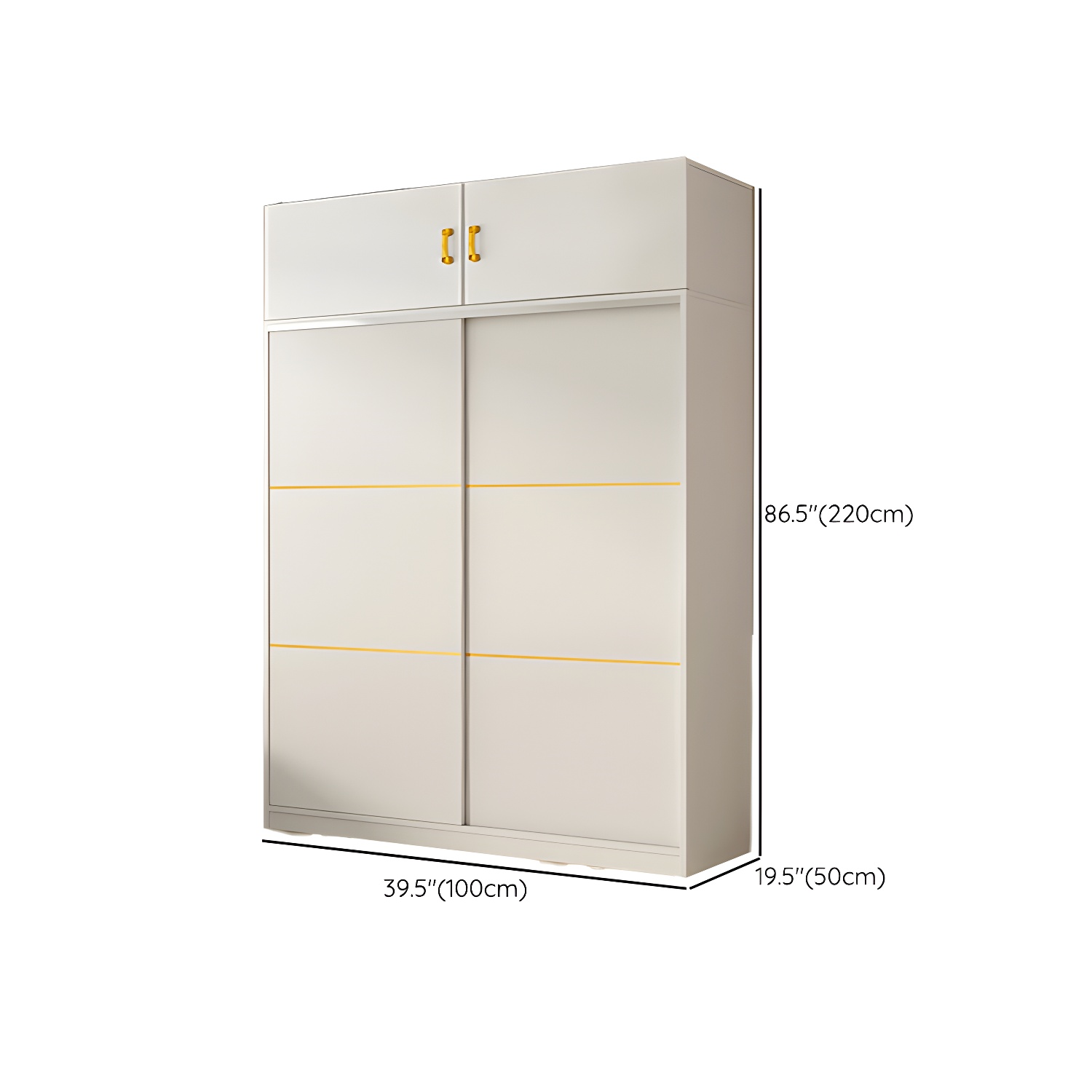 Spacious White Wardrobe Armoire with Shelves and Clothing Rod - Your Perfect Closet Solution - image 17