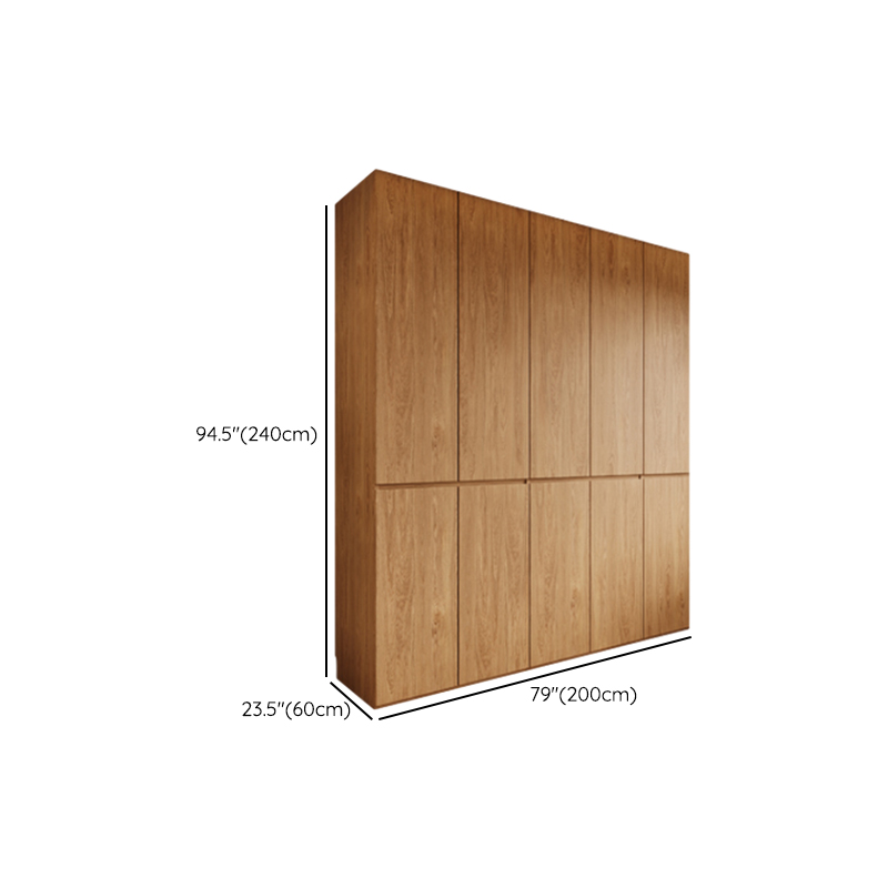 Acorn Minimalist Wooden Independent Wardrobe Closet with Soft Close Door, Interior Shelves, and Articulated Mechanism - image 19