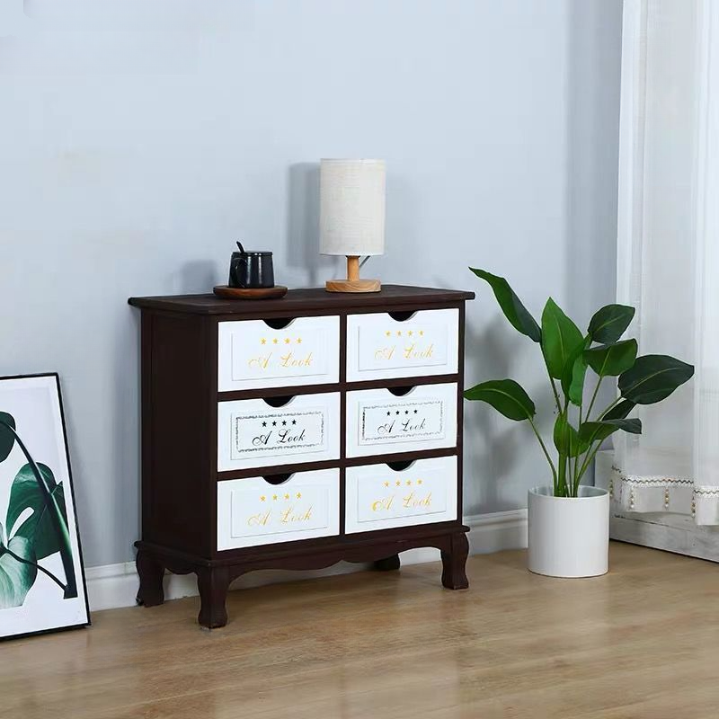 French Wood Vertical Console Dresser with 9 Drawers/7 Drawers/10 Drawers - image 9