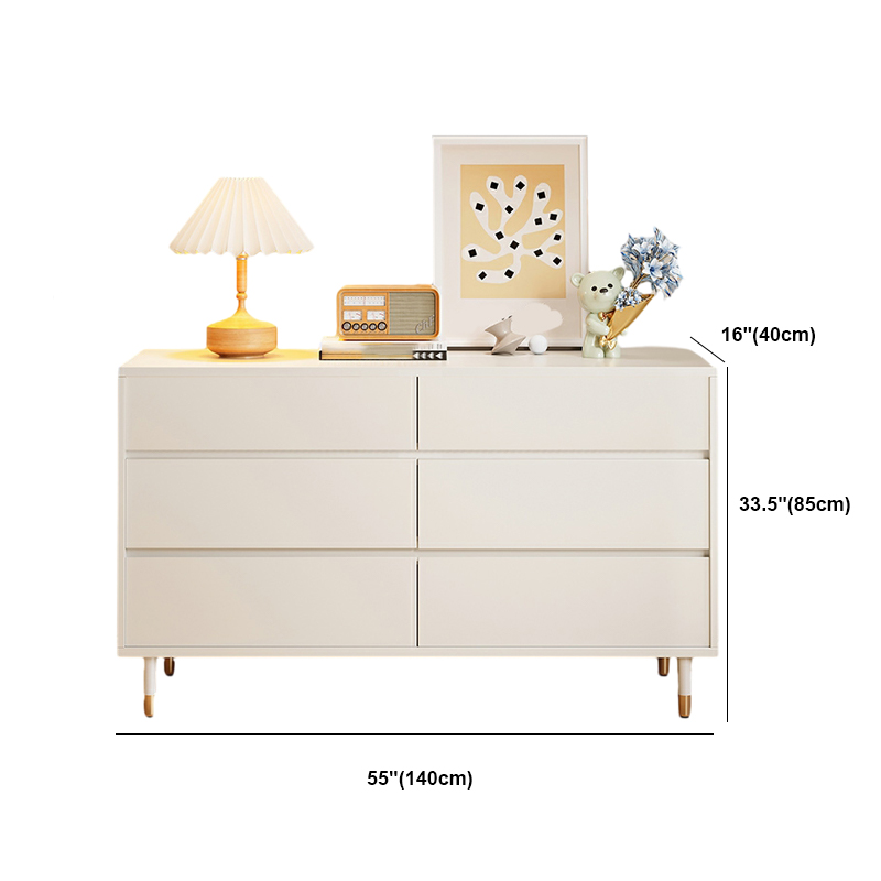Modern White Wood Dressers with Soft-Close Drawers , Shelves Not Included - image 16