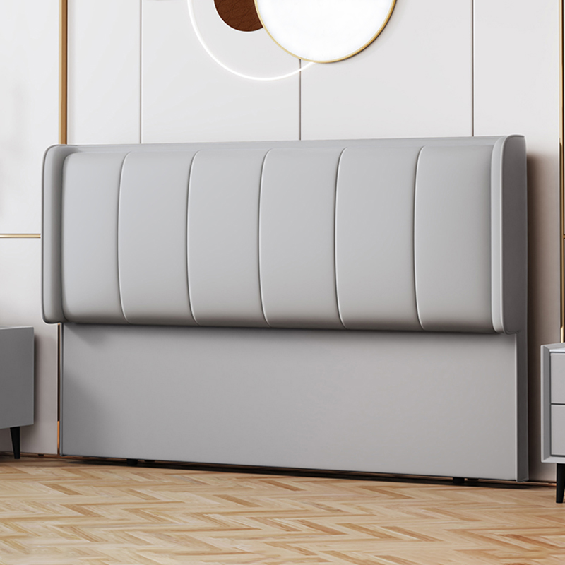 Trendy Panel Headboard in Natural Wood with No Distressing, Rectangle Shape for Twin XL/Full/Queen Bed, Featuring Sponge Upholstery Fill and Standard Height - image 3