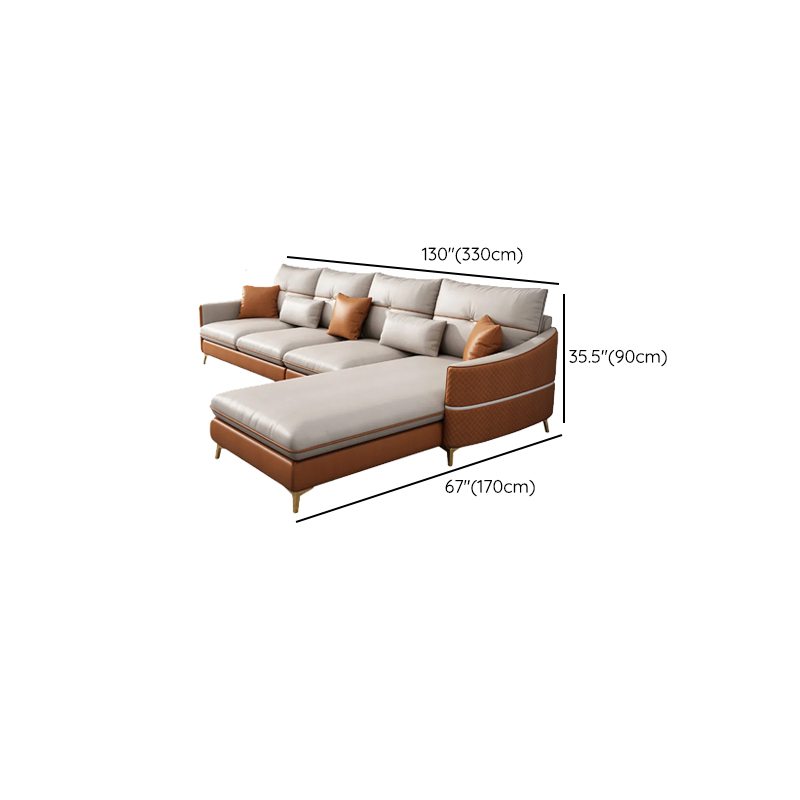 Straight/L-Shape Sofa/Sofa Chaise with Horizontal/Right Orientation, Sloped Arms, and Stitch-tufted Detailing - image 17