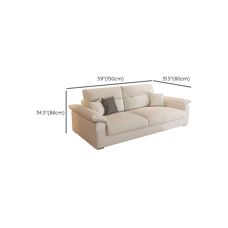 Straight Horizontal 5 Person Memory Foam Filled Sofa Couch with Decorative-stitched Tufting - image 6