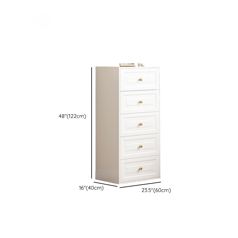 Chalk Casual Metal Bachelor Chest/Semainier with 5 Drawers/3 Drawers/4 Drawers in Vertical/Horizontal Orientation - image 20