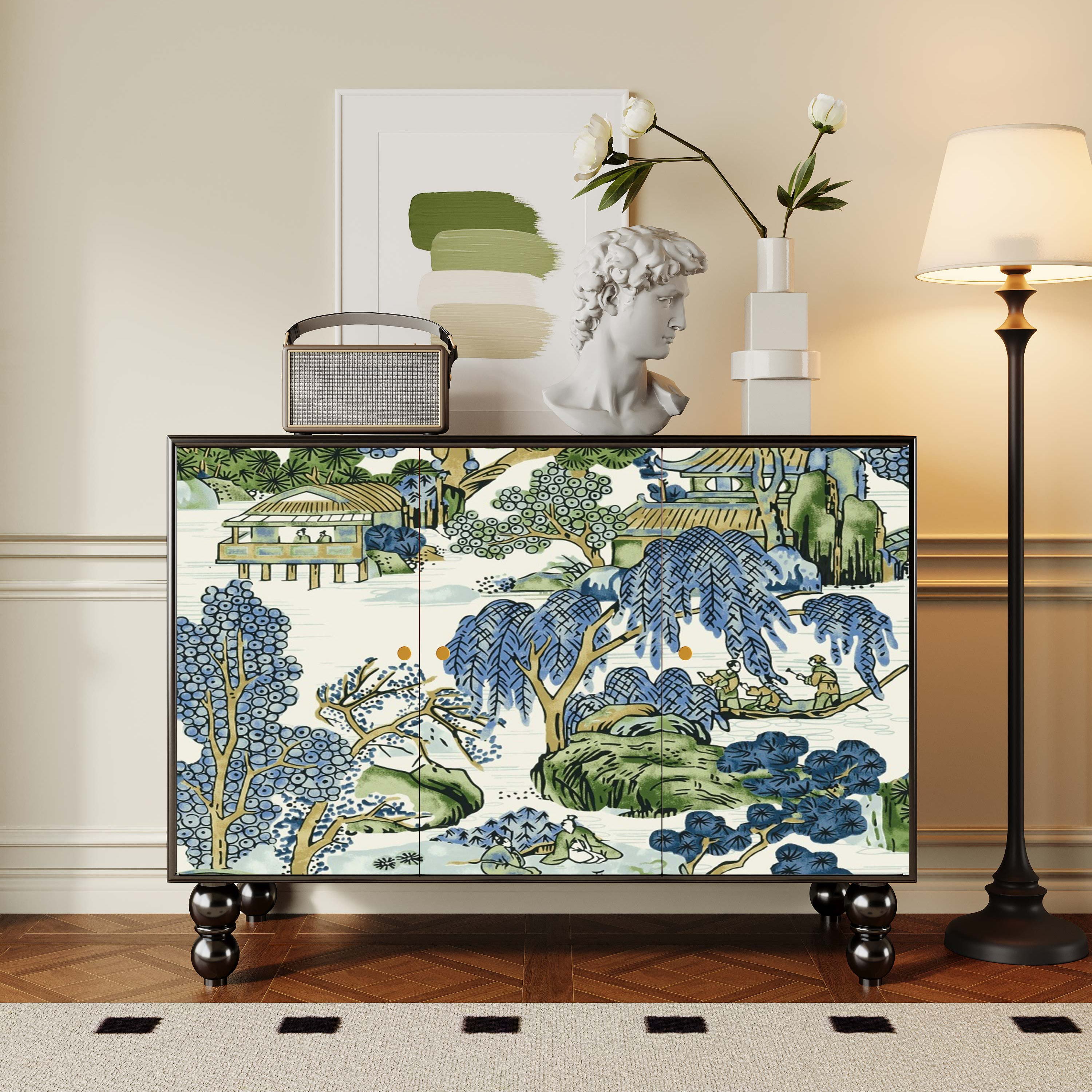 Parlor Detached Sideboard with Six Internal Shelves and Benchtop - image 37