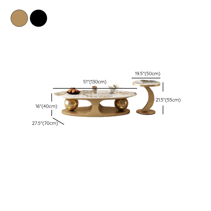 Nested Oblong Coffee Table Ideal for Small Spaces - image 13