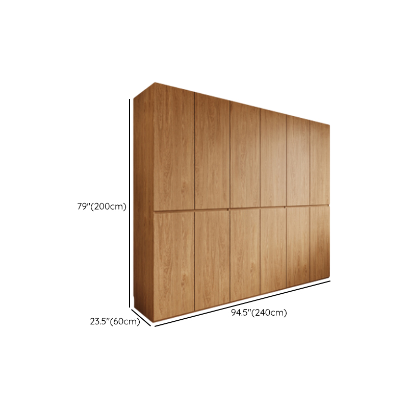 Acorn Minimalist Wooden Independent Wardrobe Closet with Soft Close Door, Interior Shelves, and Articulated Mechanism - image 15