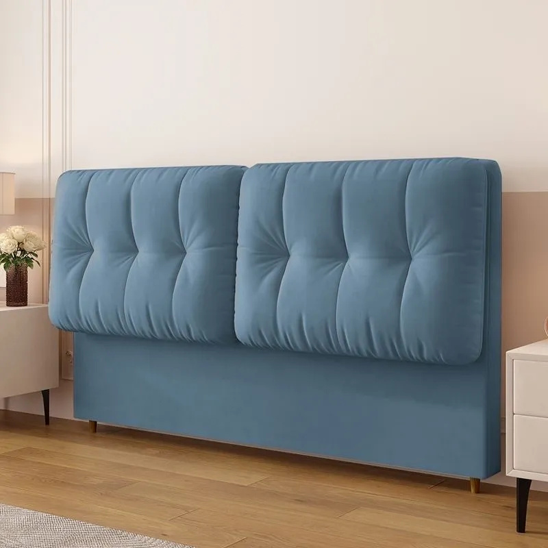 Modish Style Panel Headboard with No Distressing, Button-tufted Rectangle Design for King/Queen/Full Bed, Cotton Upholstery Fill, Standard Height