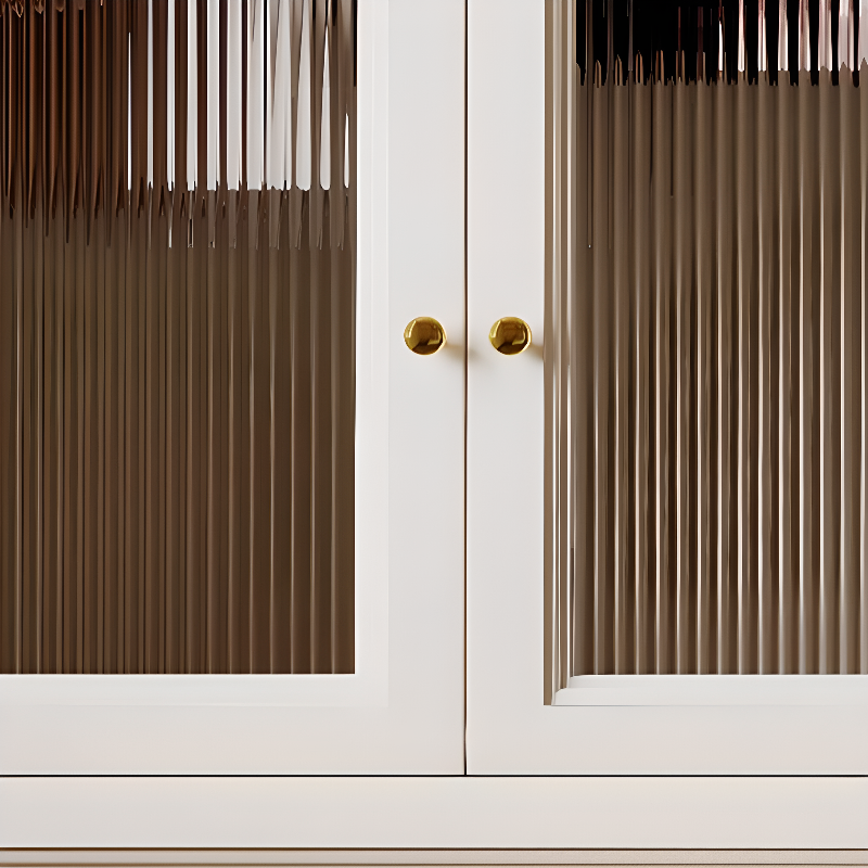 Chalk Modish Self-supporting Cabinet Armoire with Soft Close Drawer, Soft Close Door, and Hinged Hanging Rod - image 8