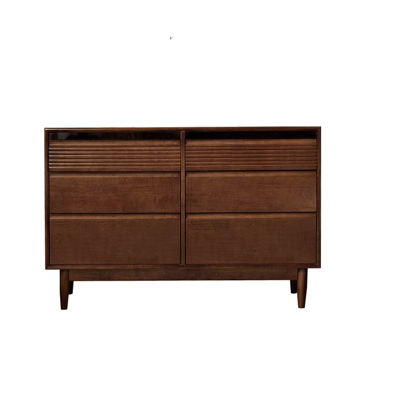 Minimalist Cube Double Dresser in Natural Wood - image 26