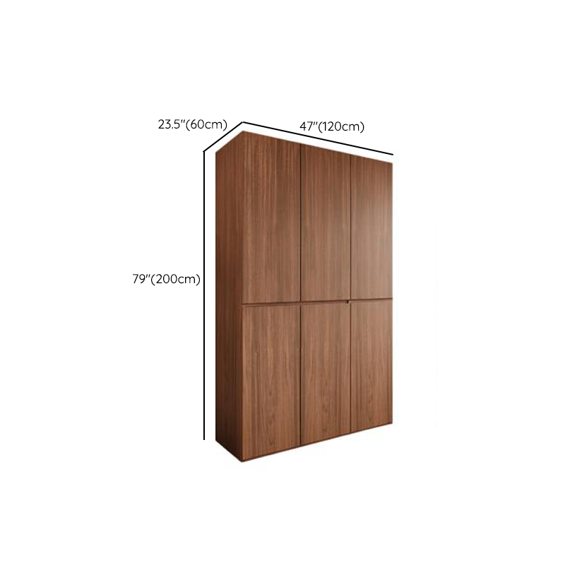 Acorn Minimalist Laminate Wardrobe Closet with Soft Close Door, Interior Shelves, and Clothing Rod - image 9