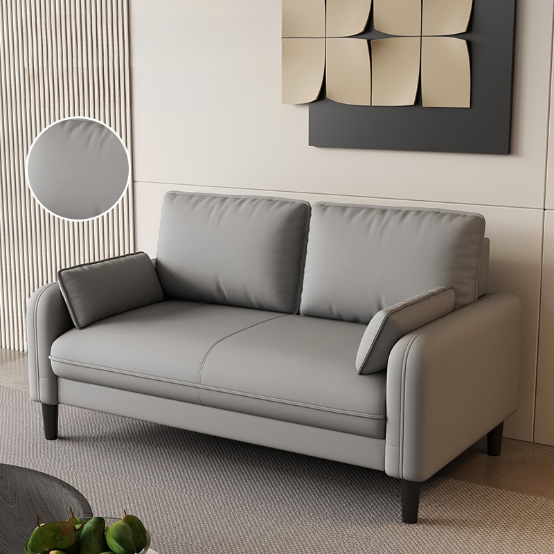 Trendy Water Resistant Standard Sofa/Loveseat/Single Sofa with Pillow Back in Dark Gray/White/Olive Green, Arm Included, Seats 3/2 People/1 Person with 2 Pillows - image 5
