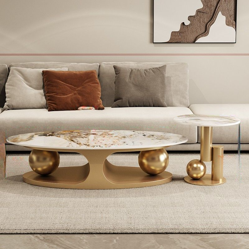 Nested Oblong Coffee Table Ideal for Small Spaces