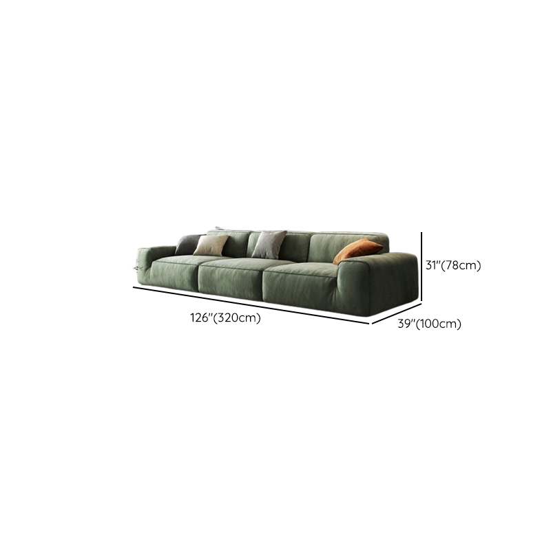 Living Room Use L-Shape/Straight Pine Green Right Hand Facing/Horizontal Sofa Chaise/Sofa with Concealed Support - image 15