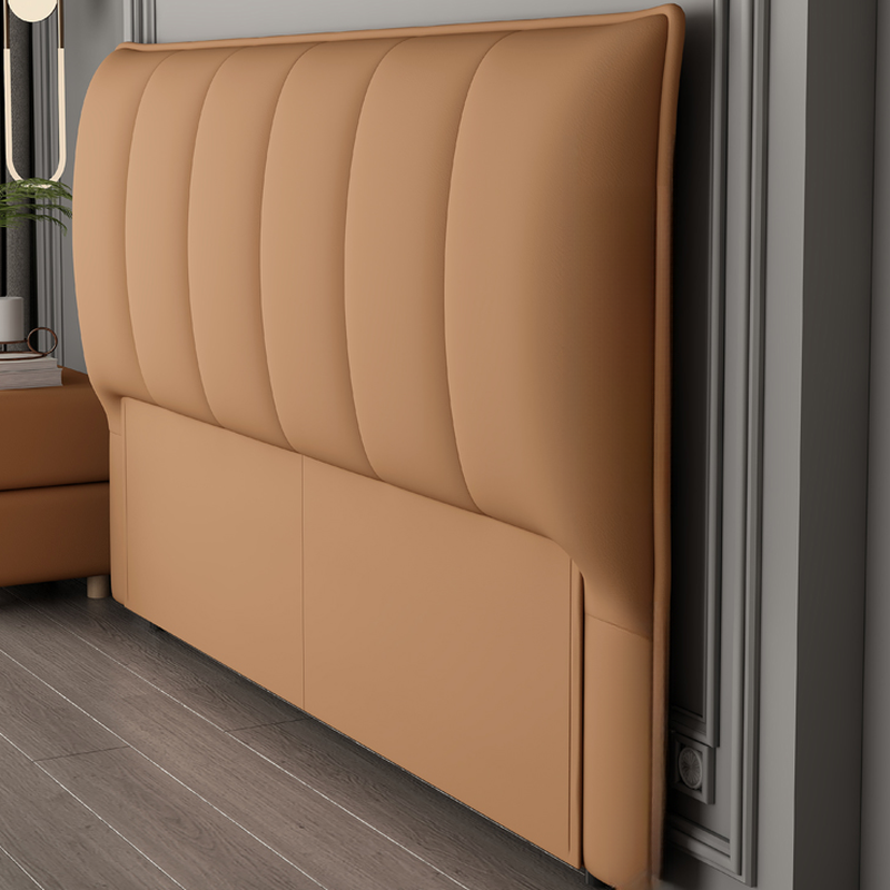 Standard（36-55“） Full(54"W x 75"L) Rectangle Free-standing Standard Upholstered Headboard Panel With Legs with Sponge Cushion in a Simple Style - image 8