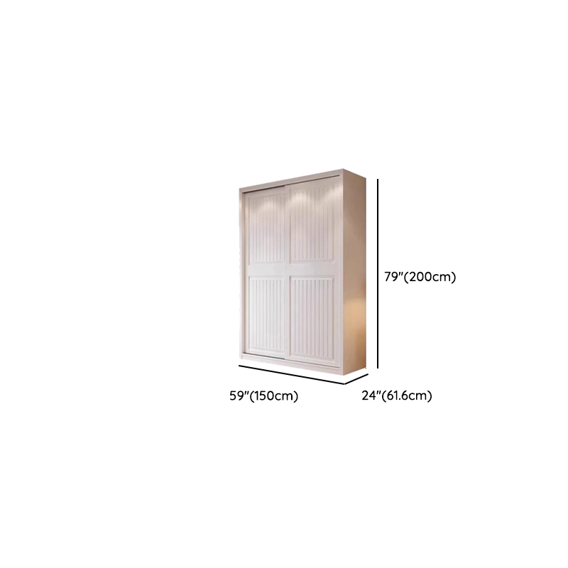 White Modish Manufactured Wood Independent Armoire Cabinet with Soft Close Drawer, Soft Close Door, and Interior Shelves - image 27