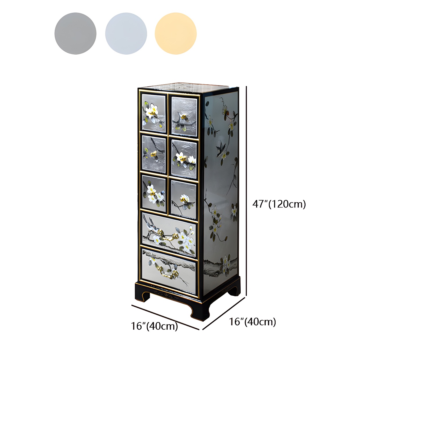 Classic Glam Dresser Solid Wood Storage Chest Dresser with 5/6/7/8/9 Drawers - image 17