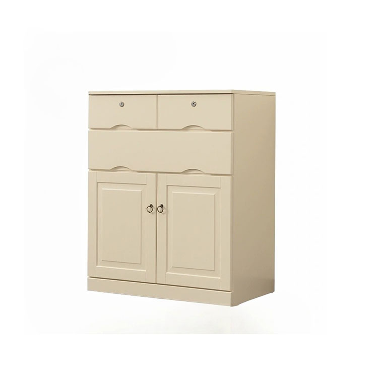 Modern Solid Wood Combo Dresser with Shelves, Drawers, and Cabinet Storage - image 3