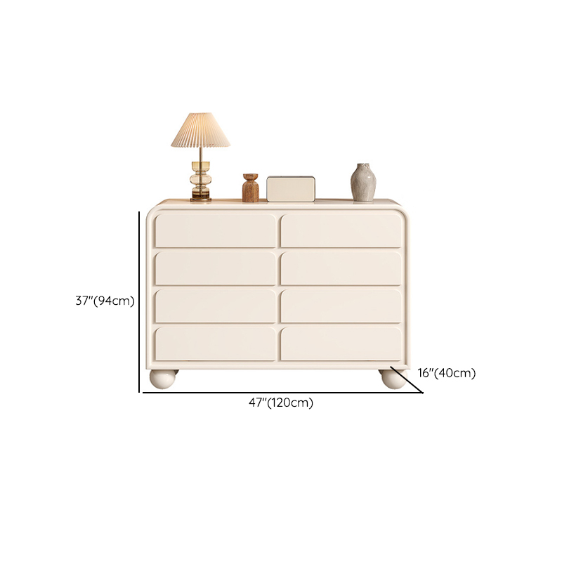 Minimalist Horizontal/Vertical Chalk Wood Bachelor Chest with Drawers - image 10