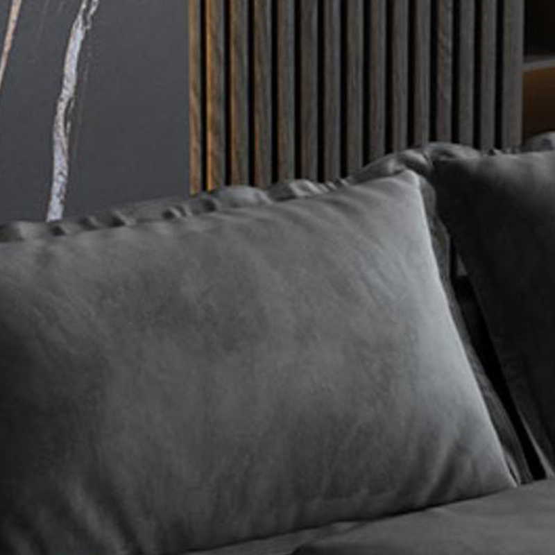 Modern Flared Arm Sofa with Water Resistant and Bolster Pillows - image 6
