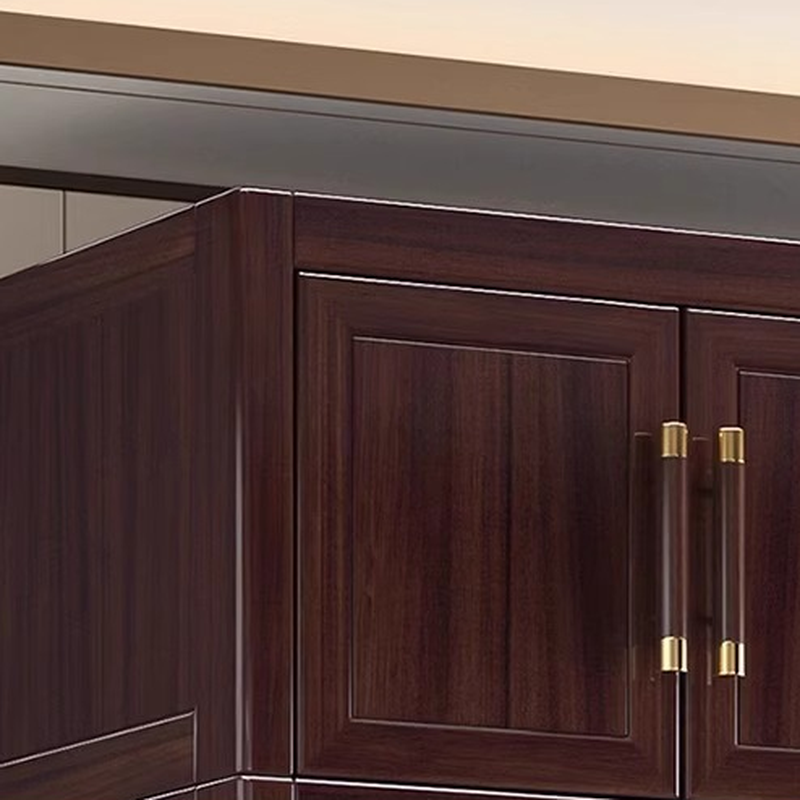 Auburn Minimalist Natural Wood Cabinet Armoire with Soft Close Drawer, Soft Close Door, Interior Shelves, and Clothing Rod