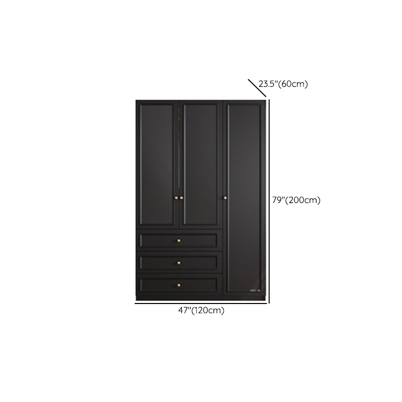 Trendy Lumber Wardrobe Armoire with Soft Close Drawer, Soft Close Door, Interior Shelves, and Hanging Rod - image 5