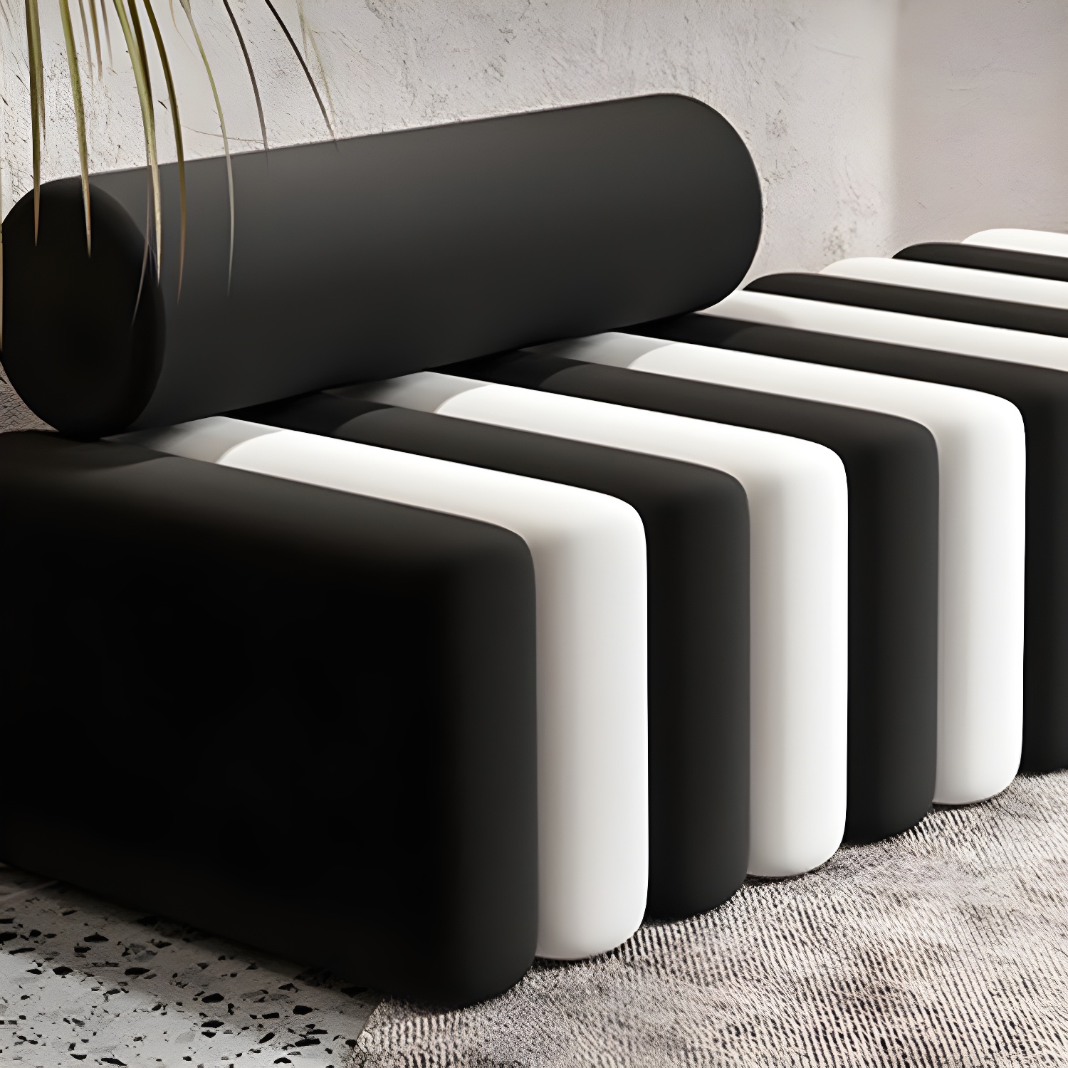 Velvet Contemporary Standard Sofa Armless Sofa for Living Room, Apartment - image 14