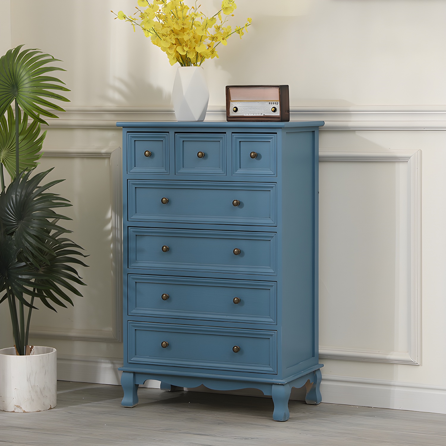 13.65/13.45 Inch Width Storage Chest American Traditional Storage Chest Dresser - image 3