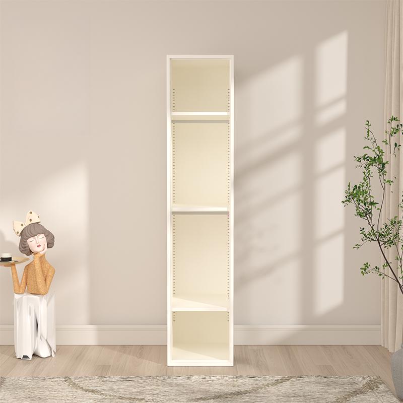 Chalk Casual Unattached Wardrobe with Adaptable Shelf, Soft Close Door, Hanging Rod, and Articulated Mechanism - image 5