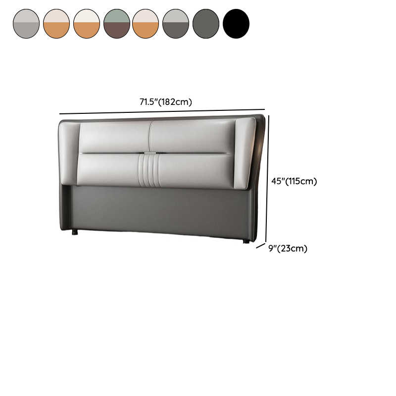 Trendy Panel Headboard in Natural Wood with No Distressing, Rectangle Shape for Twin XL/Full/Queen Bed, Featuring Sponge Upholstery and Standard Height - image 14