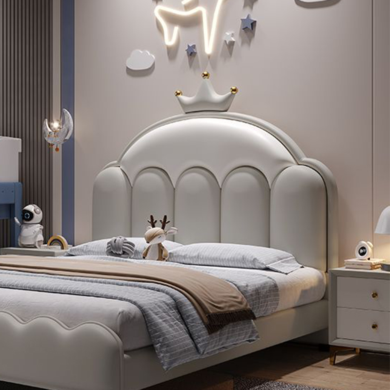 Modern Free-standing Standard King(76"W x 80"L)/Queen(60"W x 80"L)/Full(54"W x 75"L) Arched/Portman/Camelback Panel No Distressing With Legs in Wood - image 3