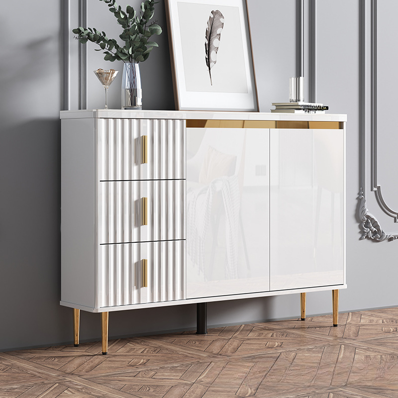 Luxurious Chalk Stone Standard Flooring Sideboard with 3 Doors & Variable Shelf - image 10