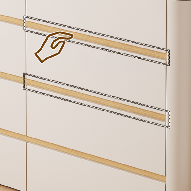 Casual Composite Wood Console Dresser/Bachelor Chest with 8/6/4 Drawers in Horizontal/Vertical Orientation - image 6