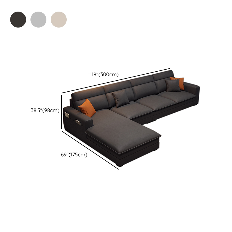 L-Shape/Straight Sofa Recliner/Sofa Couch with Concealed Support and Pine Wood Frame - image 20