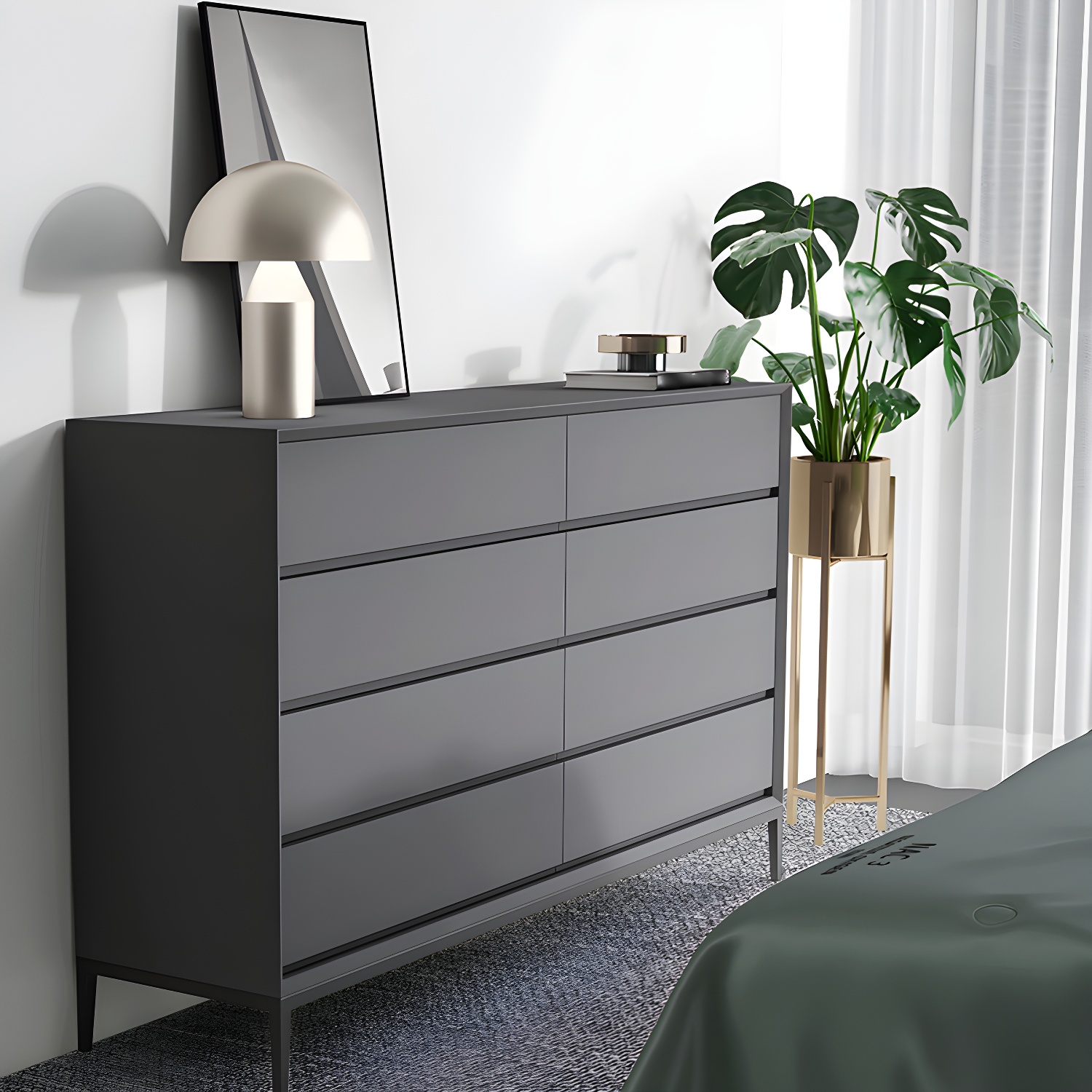Minimalist Wood Double Dresser for Neat and Stylish Organizing - image 13