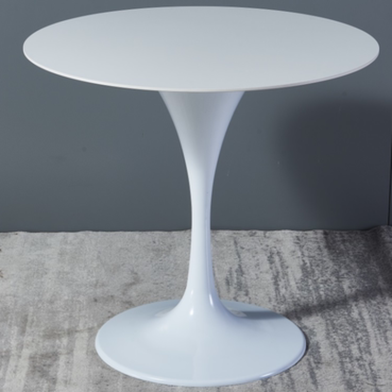 Chalk Circular Stone Art Deco/Glamorous Dining Table for 2, Scratch-immune & Fixed Table - image 11