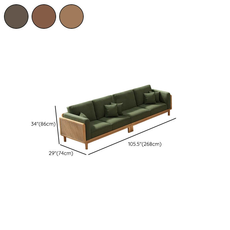 Victorian Style Jade Green Sofa Couch/Single Sofa for Sitting Room with 1 to 5 Pillows - image 30