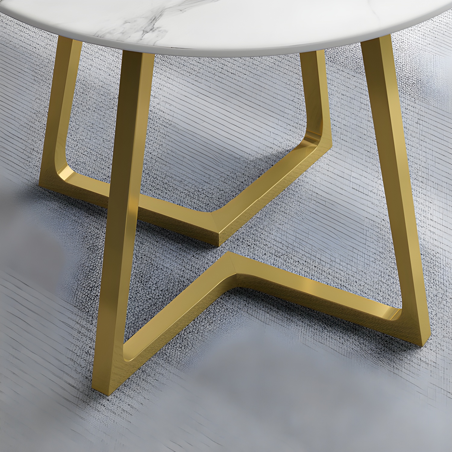 Contemporary Round Dining Table Sintered Stone Dining Table for Dining Room - image 9