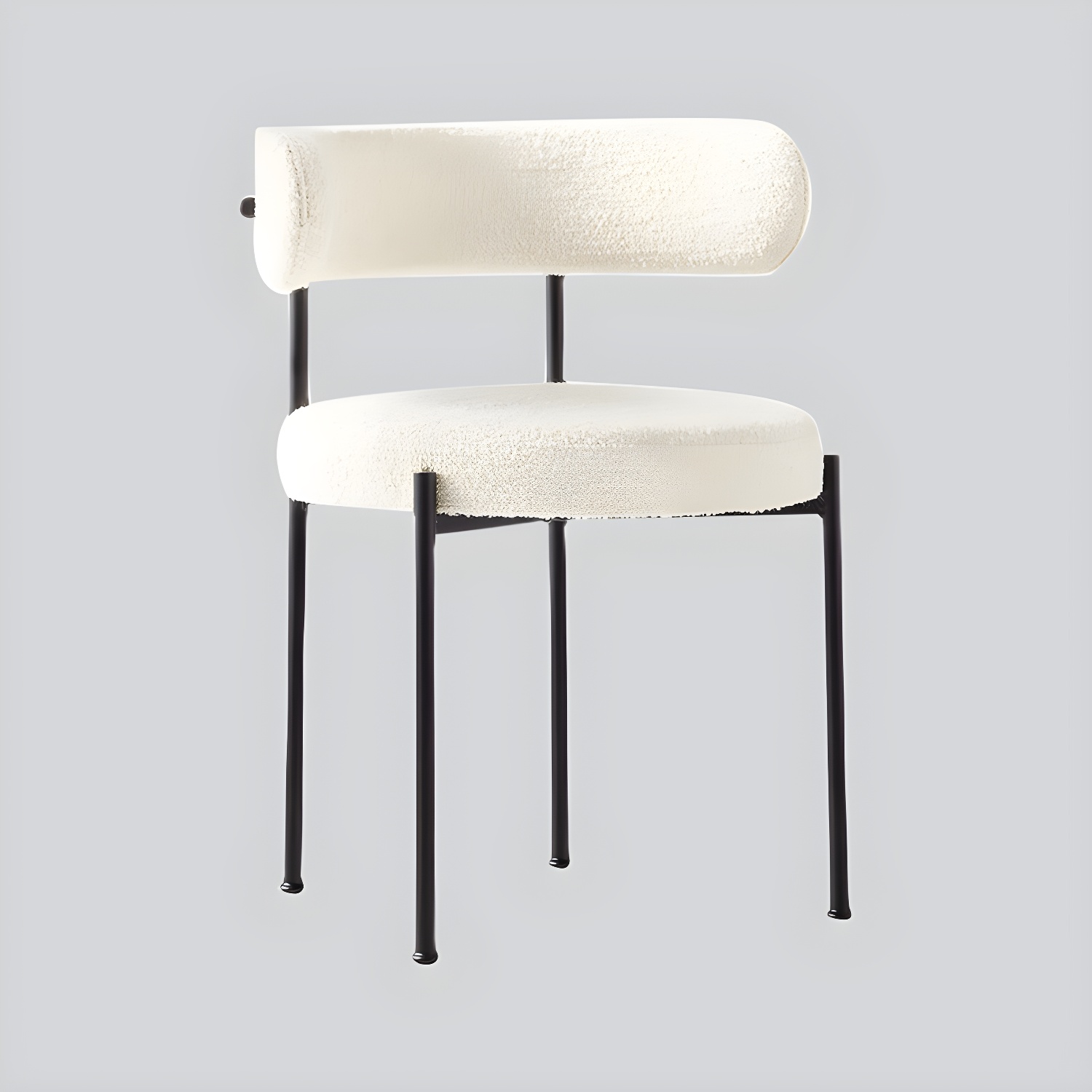 Modern Style Upholstered Side Chair Open Back Dining Chair for Dining Room - image 11