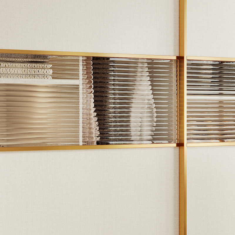 White Minimalist Manufactured Wood Wardrobe Closet with Compartments, Interior Shelves, and Clothing Rod - image 4