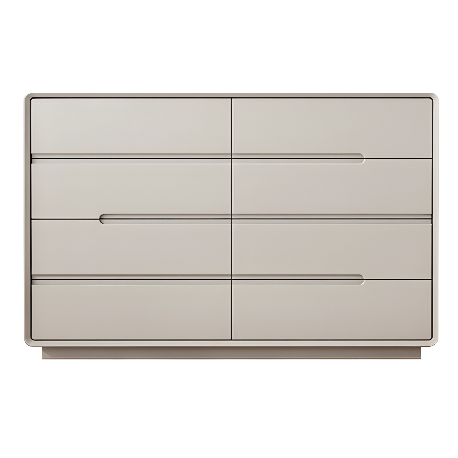 Light Oak Modern Dresser with Solid Wood Construction and Soft-Close Drawers - image 3