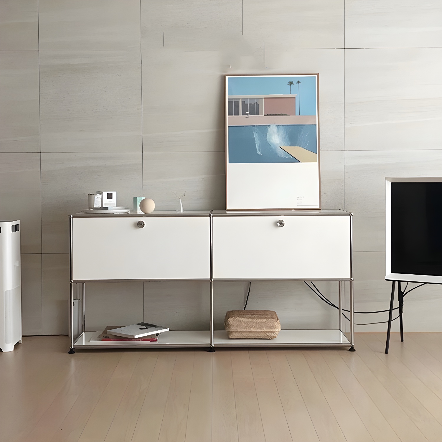 Modern Rectangle Storage Server Metal Sideboard for Dining Room - image 13