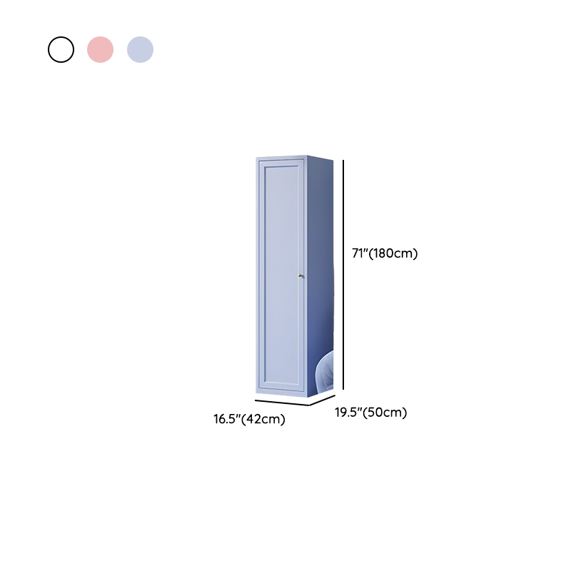 Simplistic Alloy Green/Blue/Pink Almirah with Alterable Shelf and Clothing Rod - image 15