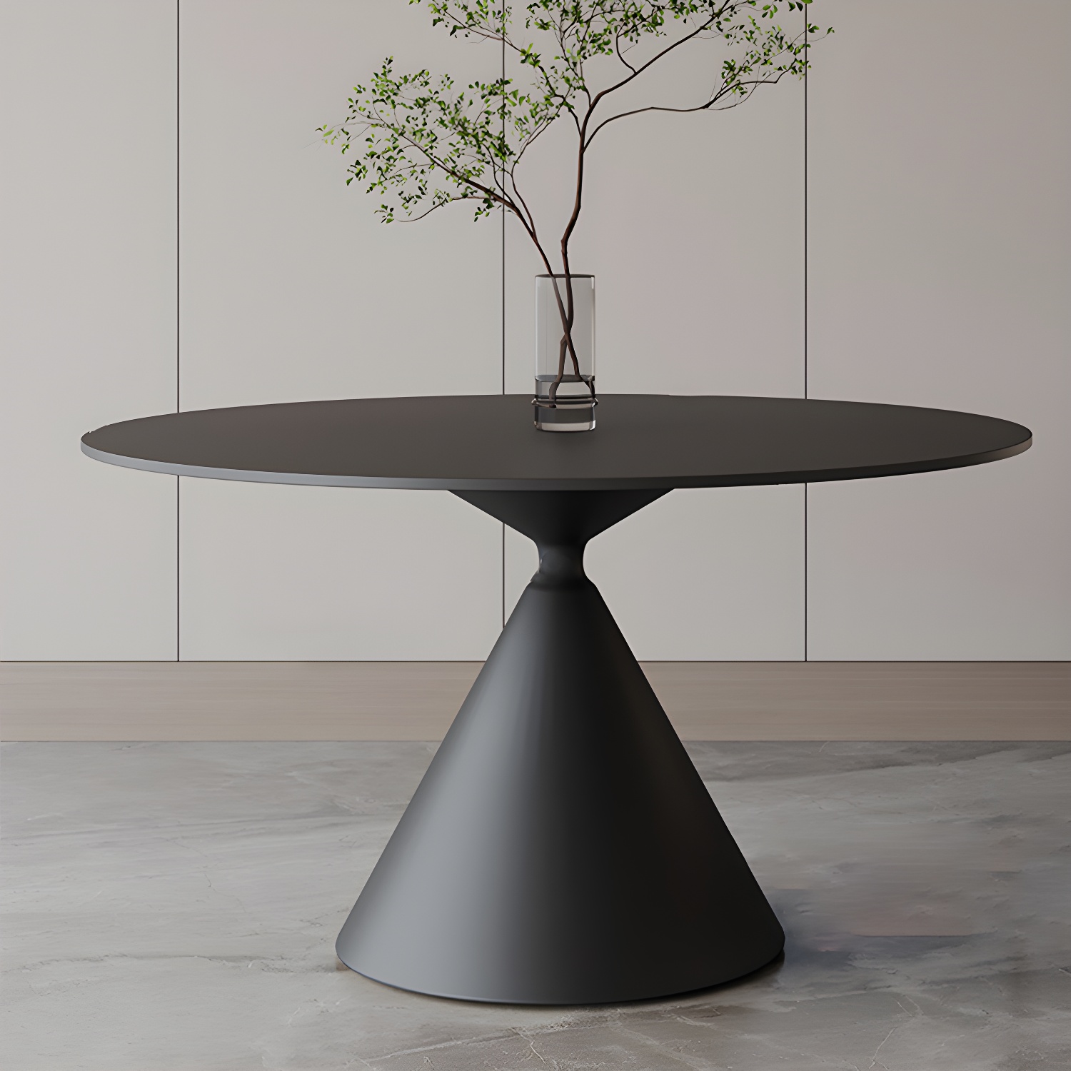 Sintered Stone Home Dining Table Modern Round Dining Room Table
