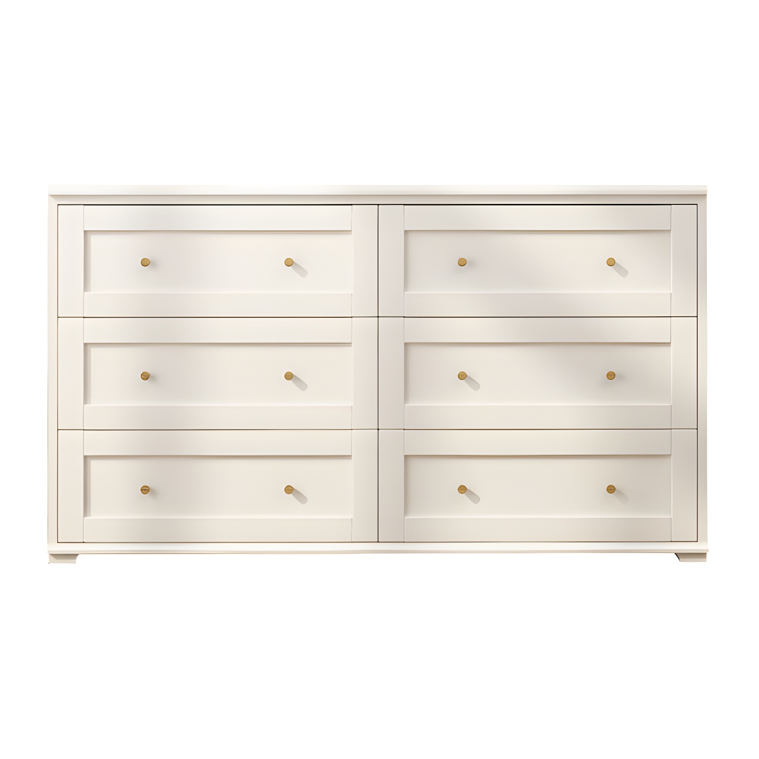 Modern Horizontal Double Dresser Birch Wood Storage Dresser for Bedroom - image 11