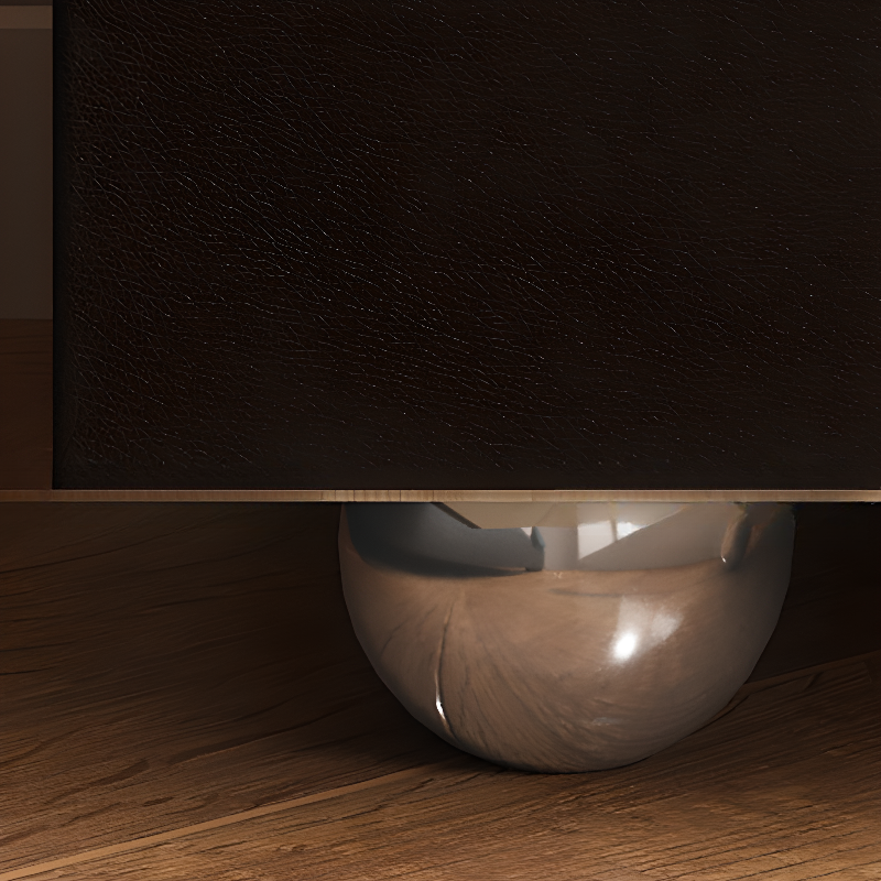 Organic Modern 2 Tiers Nightstand With Drawer Organization and Pleather Countertop - image 11