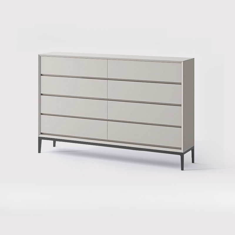 Trendy Raw Wood Console Dresser, Horizontal with 8 Drawers - image 3
